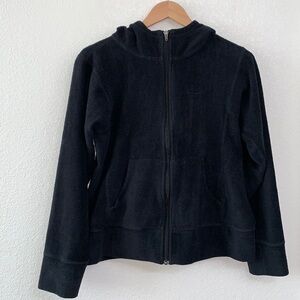 Patagonia Vintage Fleece Full Zip Black Hoodie Sz Medium